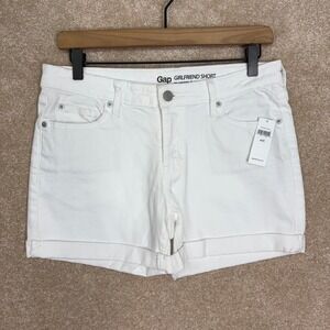 NWT GAP Girlfriend Shorts Size 4 White